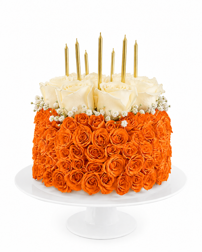 Peaches & Cream Rose Cake™