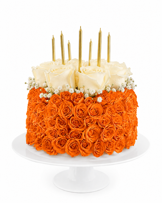 Peaches & Cream Rose Cake™