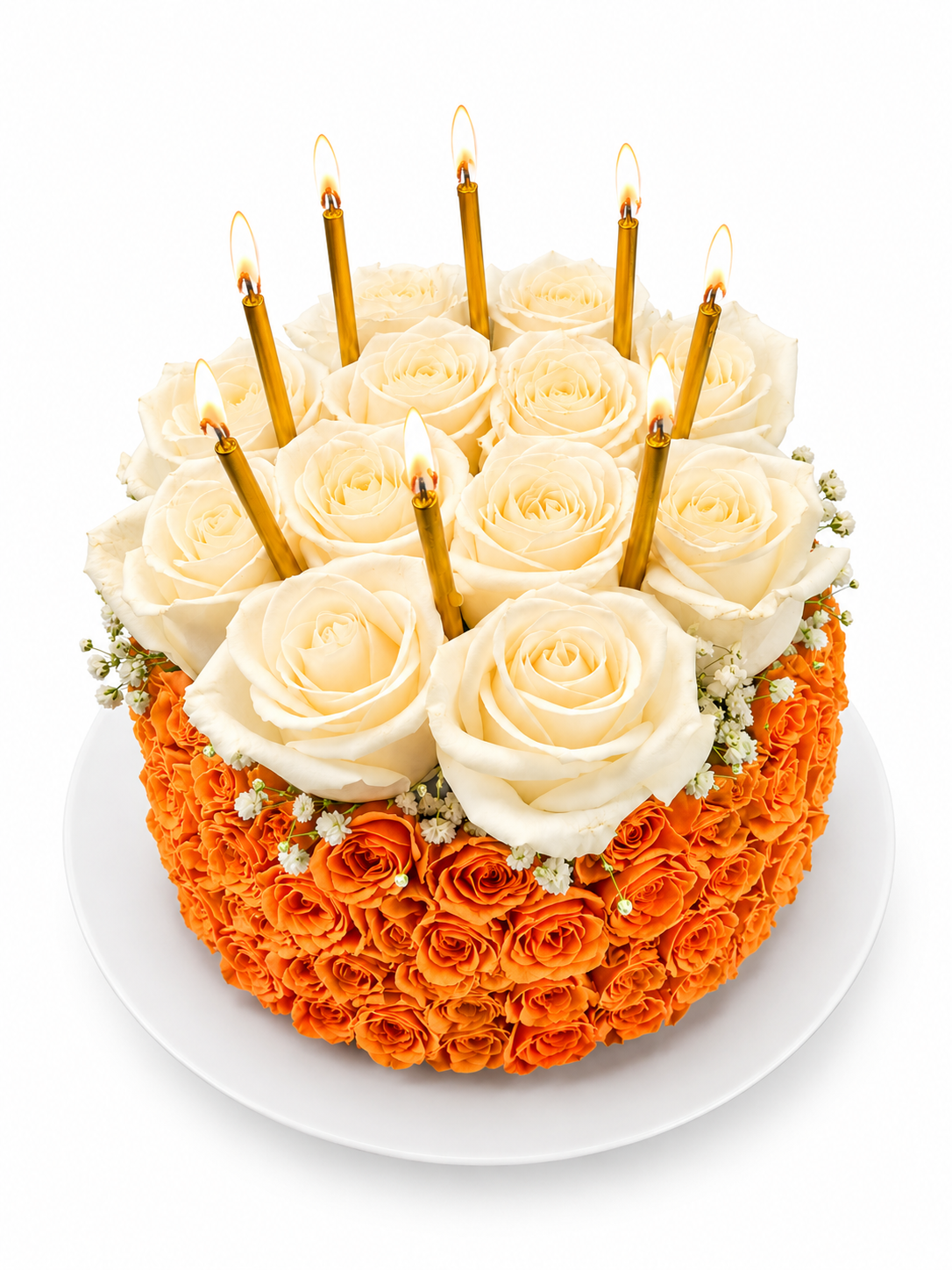 Peaches & Cream Rose Cake™