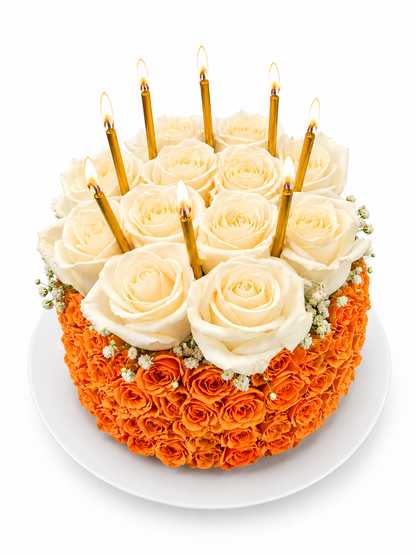 Peaches & Cream Rose Cake™