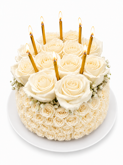 Wedding Cake Rose Cake™