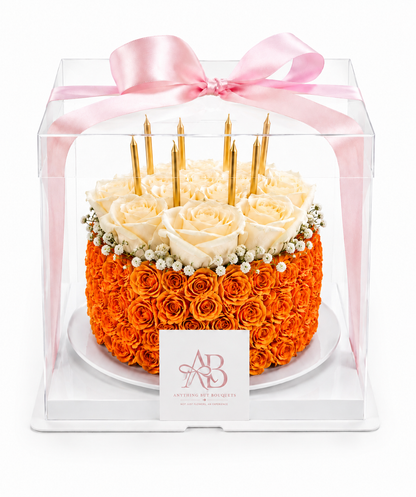 Peaches & Cream Rose Cake™